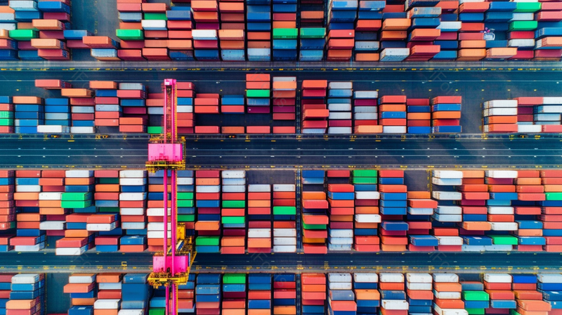 航拍码头港口集装箱运输交通传输,高清,摄影图,摄影图片,图片大全,摄影图免费下载